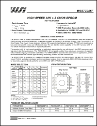 Click here to download WS57C256F-45D Datasheet