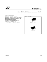 Click here to download M68AW511AL55MC1T Datasheet