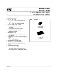 Click here to download M28W320BB100N1T Datasheet