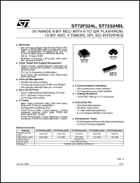 Click here to download ST72324BLJ4TA Datasheet
