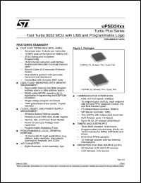 Click here to download UPSD3433 Datasheet