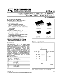 Click here to download M28C16-300N6T Datasheet