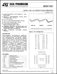 Click here to download M28F1001-15F114 Datasheet