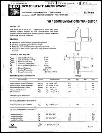 Click here to download SD1479 Datasheet