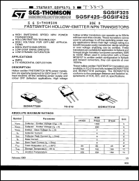 Click here to download SGSF425 Datasheet