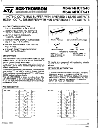 Click here to download M74HCT540C1 Datasheet