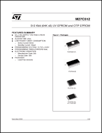Click here to download M27C512-90F6E Datasheet