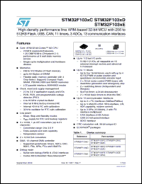 Click here to download STM32F103VEH6XXX Datasheet