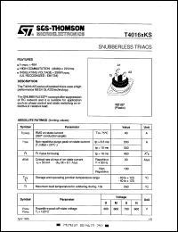 Click here to download T4010MKS Datasheet