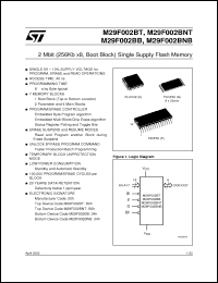 Click here to download M29F002BNT120P6 Datasheet