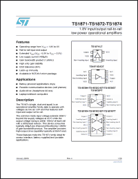 Click here to download TS1874IPT Datasheet