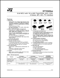 Click here to download ST72F325R9T3 Datasheet