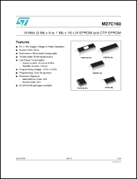 Click here to download M27C160-100XB6 Datasheet