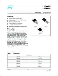 Click here to download L7808ACD2T-TR Datasheet