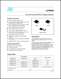 Click here to download LD39080PU25R Datasheet