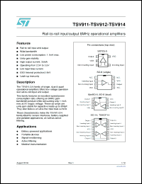 Click here to download TSV912 Datasheet