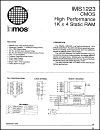 Click here to download IMS1223P25 Datasheet