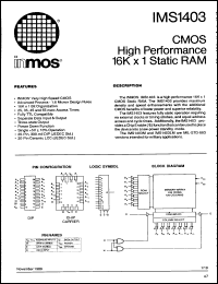 Click here to download IMS1403S55 Datasheet