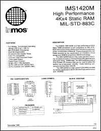 Click here to download IMS1420S55 Datasheet