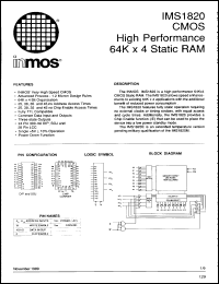 Click here to download IMS1820N25 Datasheet