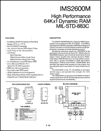 Click here to download IMS2600S10 Datasheet