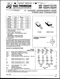 Click here to download IRF721FI Datasheet