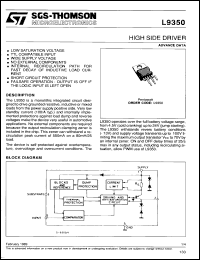 Click here to download L9350 Datasheet