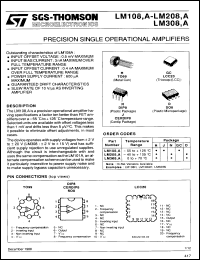 Click here to download LM308D Datasheet