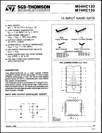 Click here to download M74HC133F1 Datasheet