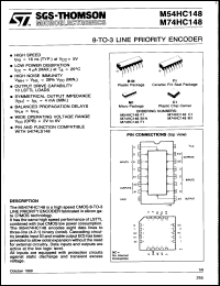 Click here to download M74HC148F1 Datasheet