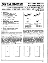 Click here to download M74HC374F1 Datasheet