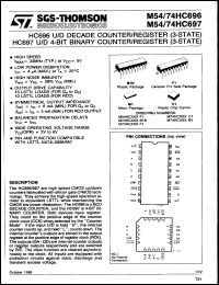 Click here to download M74HC697F1 Datasheet