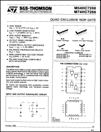 Click here to download M74HC7266M1 Datasheet