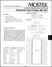 Click here to download MK3871N/90070 Datasheet