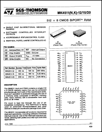 Click here to download MK4511K20 Datasheet