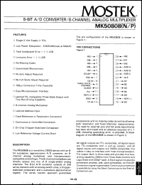 Click here to download MK50808P Datasheet