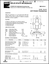 Click here to download SD1410-1 Datasheet