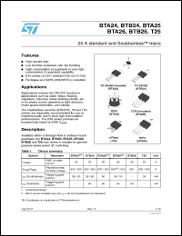 Click here to download BTB26-800BRG Datasheet