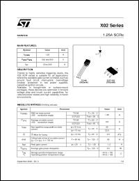 Click here to download X0205MN-5BA4 Datasheet