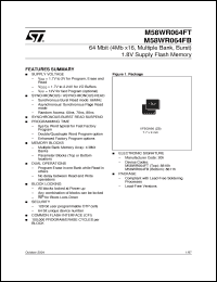 Click here to download M58WR064F-ZBF Datasheet