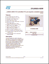 Click here to download EVL6562A-400W Datasheet