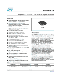 Click here to download STDVE003A_08 Datasheet