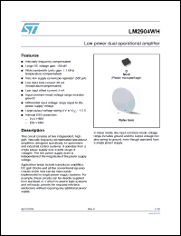 Click here to download LM2904WHDT Datasheet