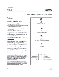 Click here to download LM2904PT Datasheet