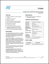 Click here to download VT5363V032 Datasheet