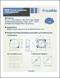 Click here to download CDRH6D18HPNP-100PC Datasheet