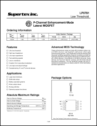 Click here to download LP0701ND Datasheet