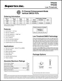 Click here to download TP2535 Datasheet