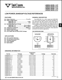 Click here to download LM385BCOA-2.5 Datasheet