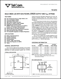 Click here to download TC1072-2.7VCH Datasheet